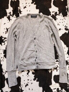 WOMEN'S 80'S/90'S CARDI - GRAY
